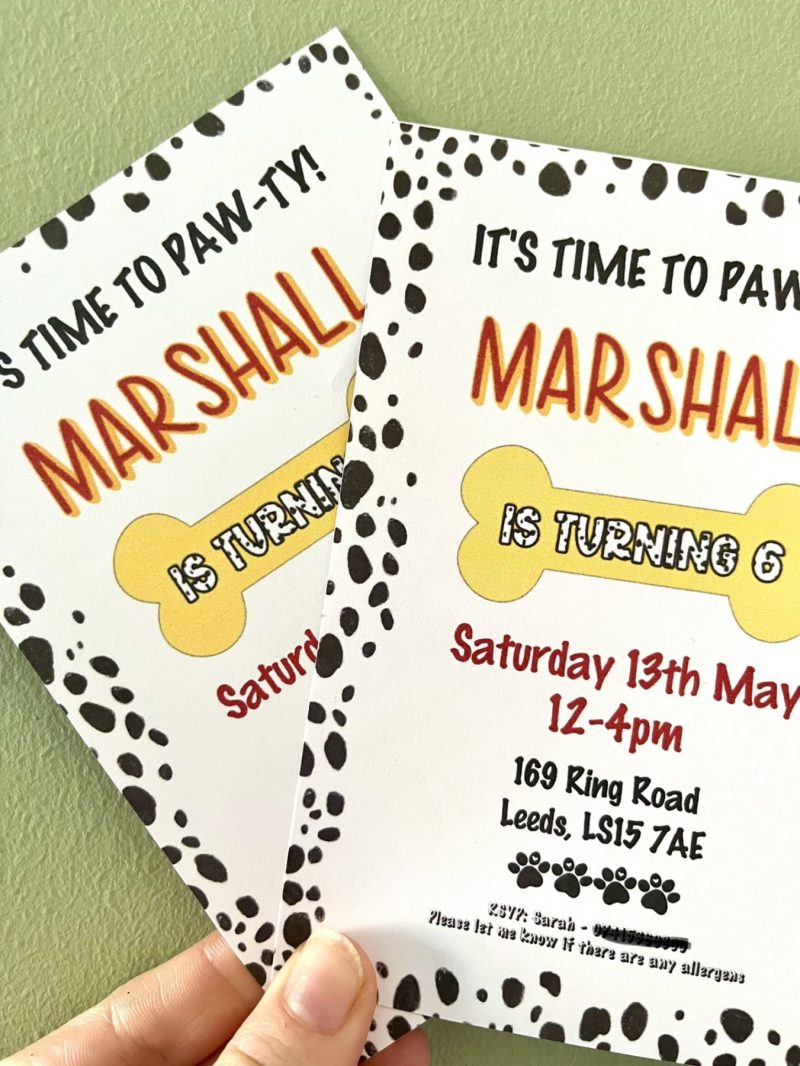 Dalmatian Invitations