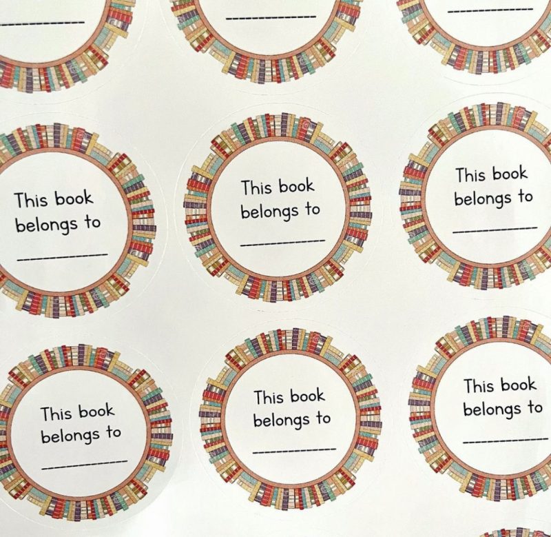 This Book Belongs To Stickers