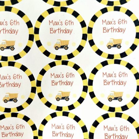 Construction Truck Stickers