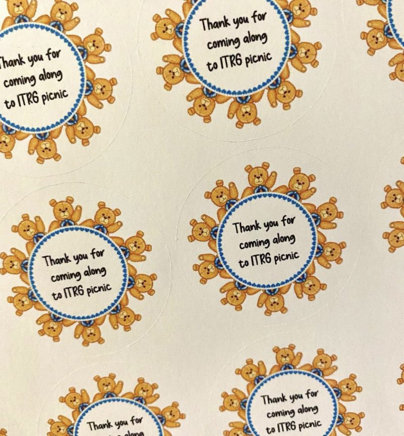 Teddy Bears Picnic Stickers