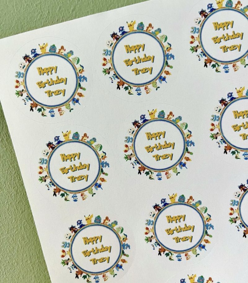 Pokemon Character Stickers