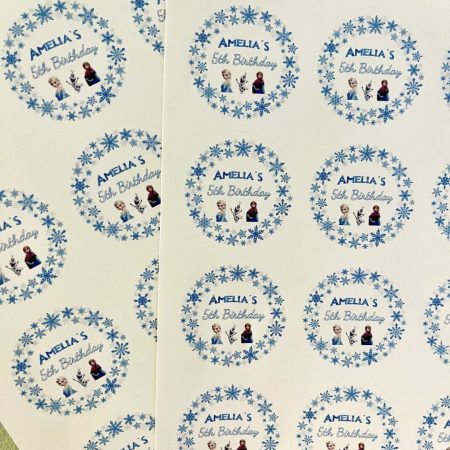 Snowflake Frozen Stickers