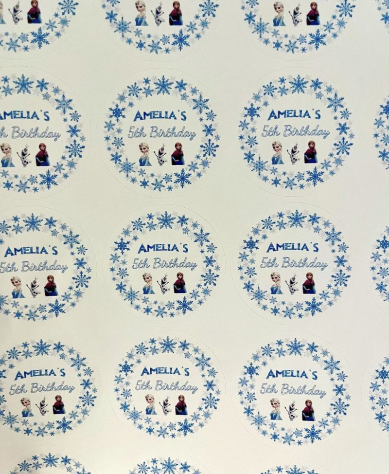 Snowflake Frozen Stickers