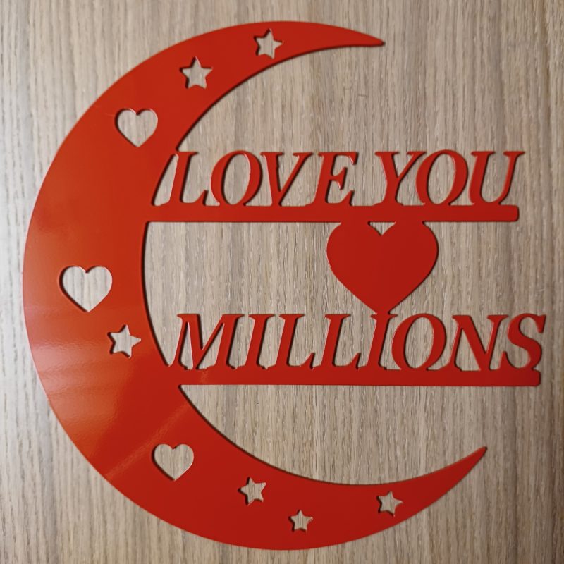 Love You Millions Sign