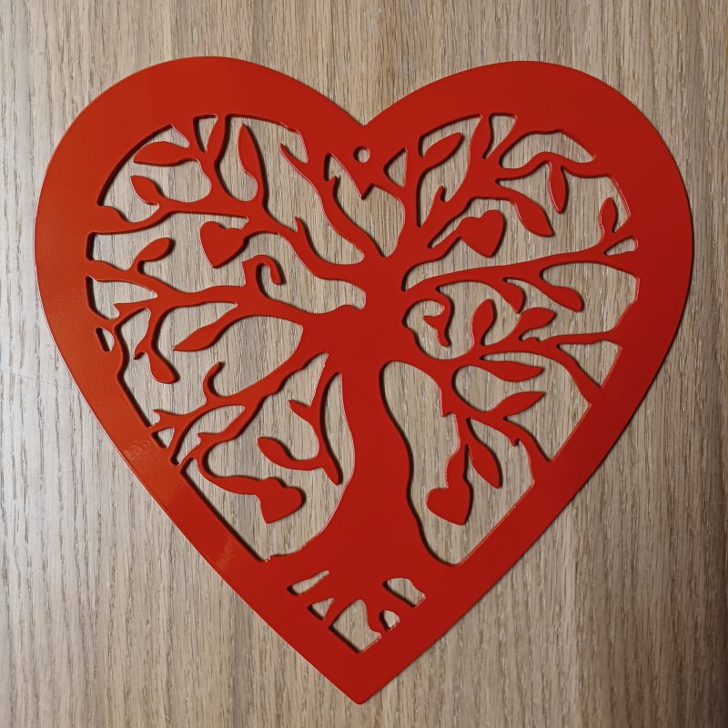 Steel Tree Heart