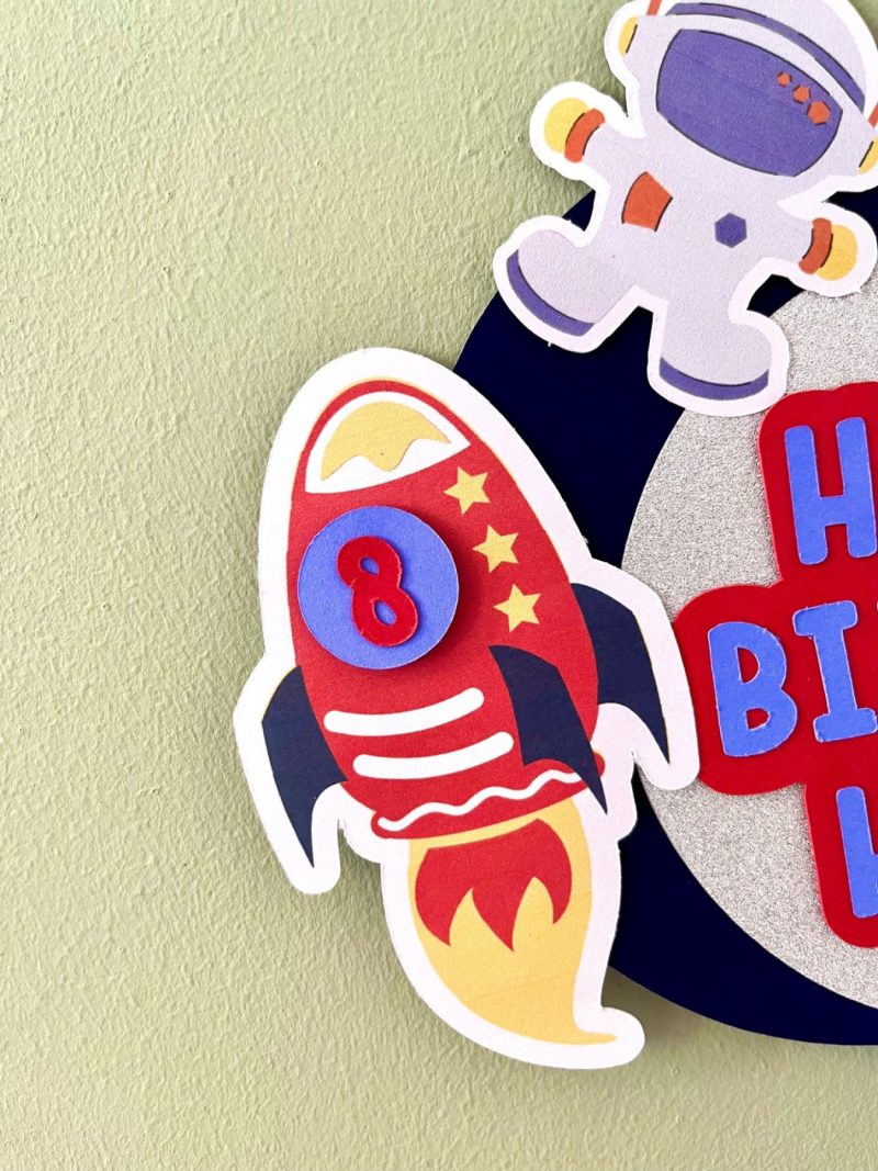 Outer Space Cake Topper