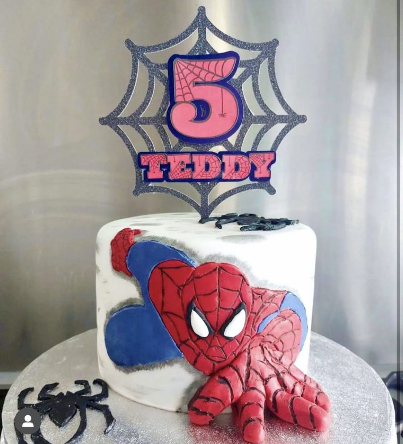 Spiderman Web Cake Topper