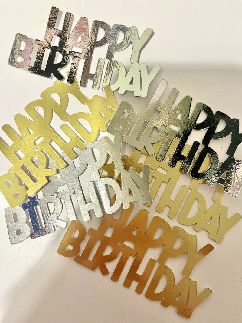 Happy Birthday Cupcake Toppers