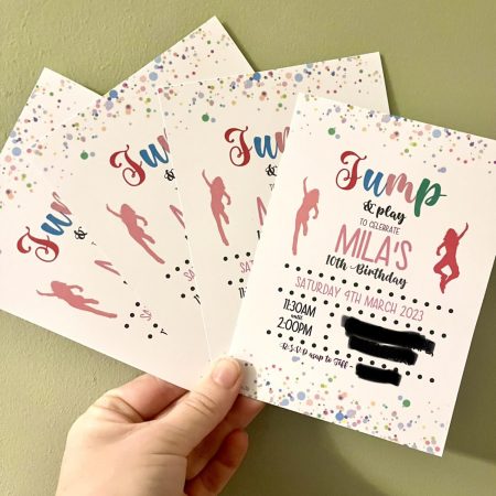 Jump & Play Invitations