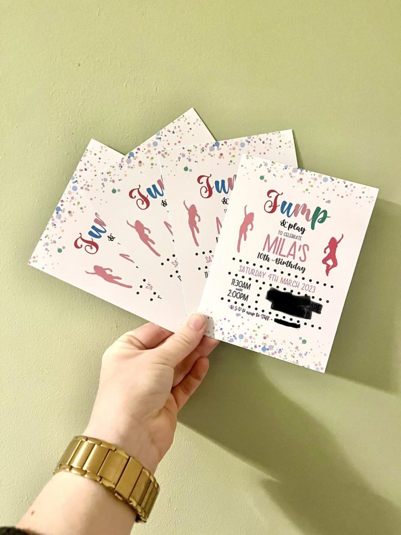 Jump & Play Invitations