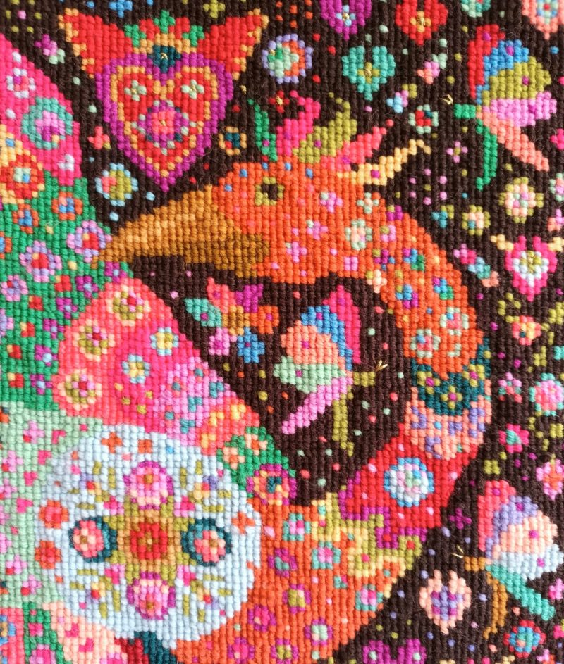 Mexican Bird Fiesta Tapestry kit, Counted Cross Stitch Kit