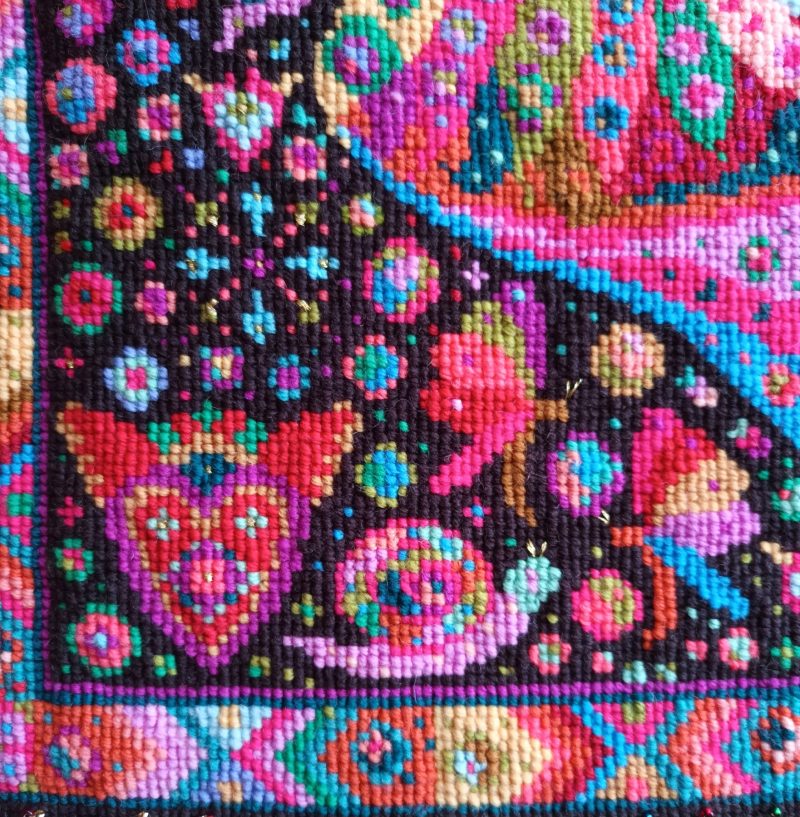 Mexican Bird Fiesta Tapestry kit, Counted Cross Stitch Kit
