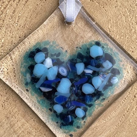 Fused glass hanging ornament - Image 2