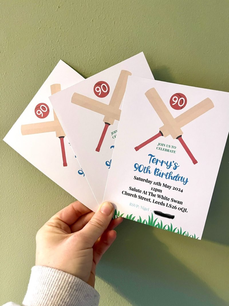 Cricket Invitations