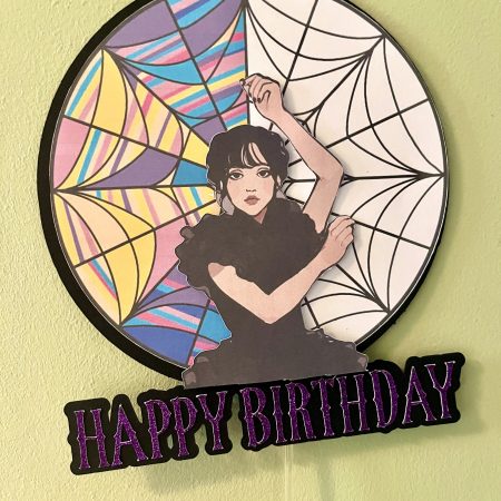 Wednesday Window Cake Topper