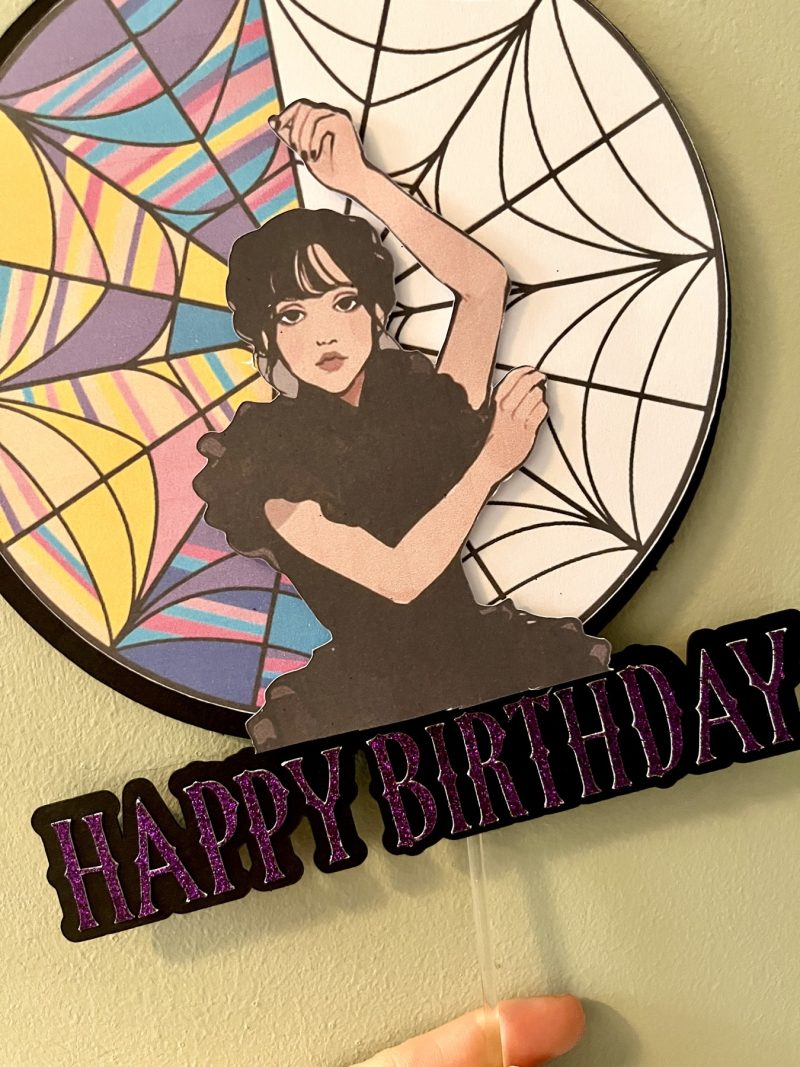Wednesday Window Cake Topper