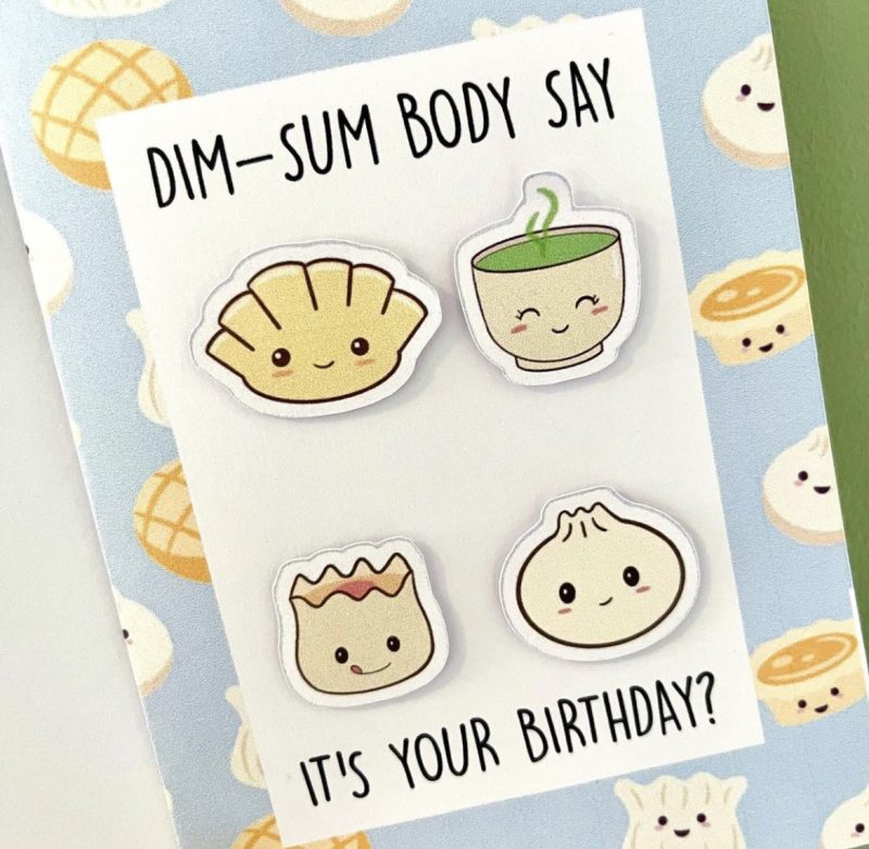 Dim Sum Birthday Card