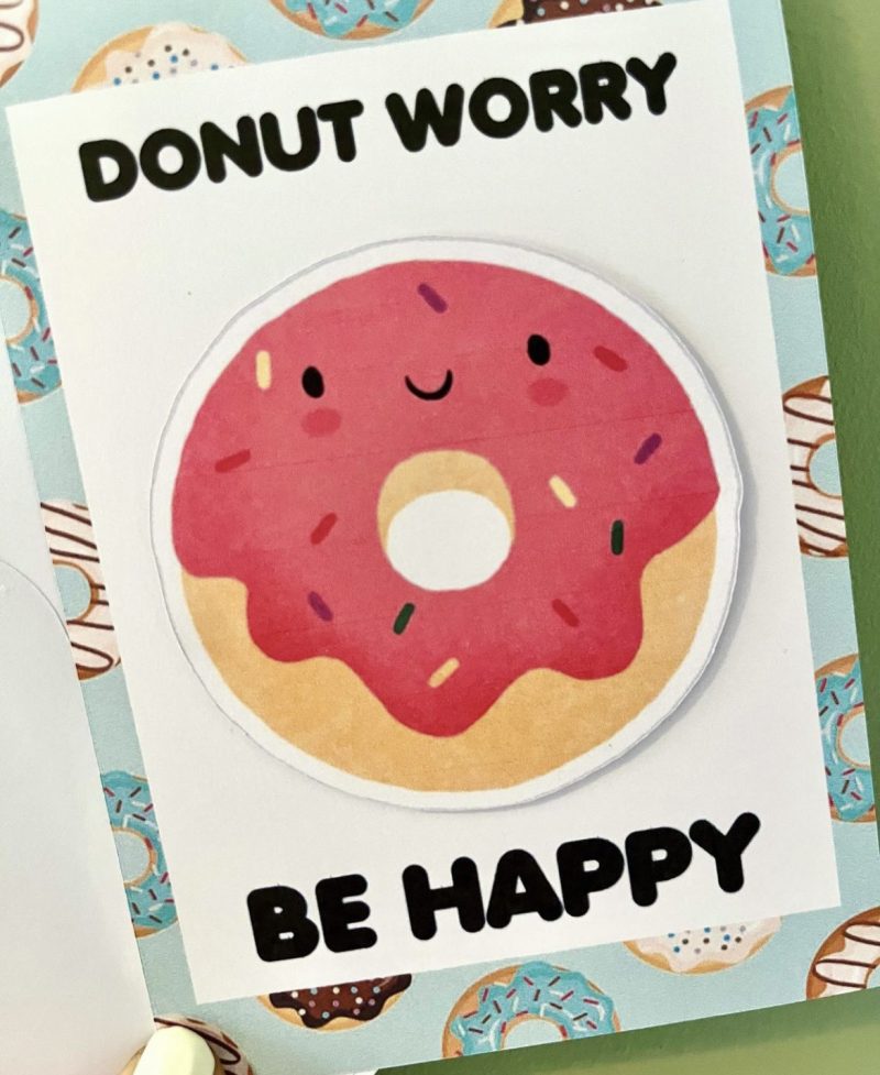 Donut Worry Card