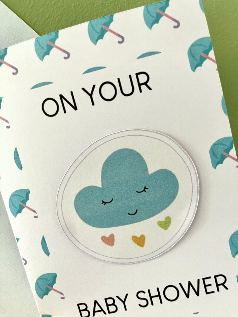 Blue Baby Shower Card