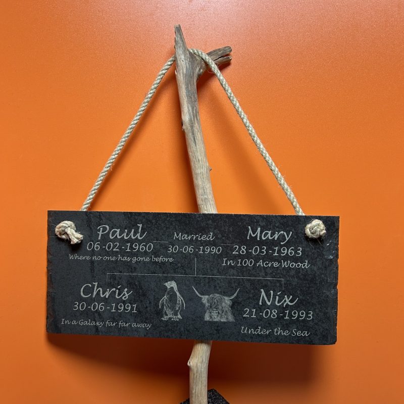 Family Tree Plaque