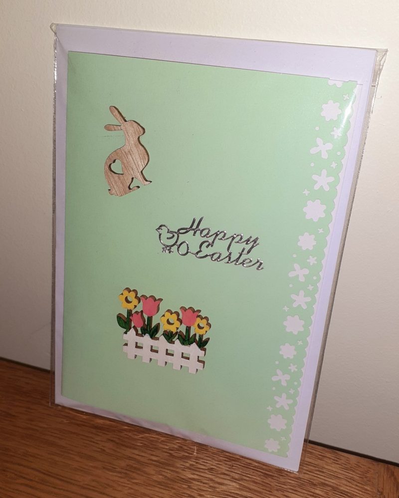 Hand made/painted Easter greetings cards and envelopes pack of 2