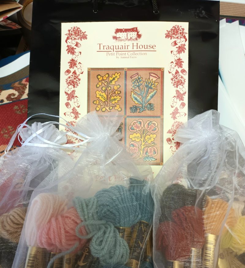 Acorn, Oak Leaf, Petit Point, Kit, Needlepoint, Counted, Tapestry, Historical, Embroidery, Traquair