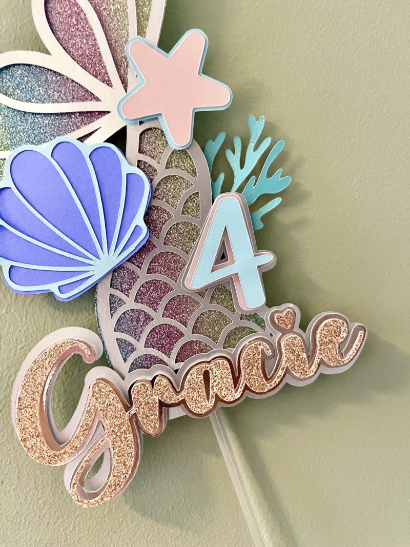 Mermaid Cake Topper