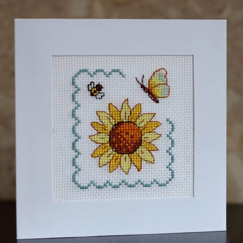 Greetings card - A Cross stitch greetings card for all occasions and perfect for any loved one