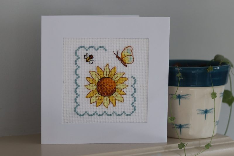 Greetings card - A Cross stitch greetings card for all occasions and perfect for any loved one