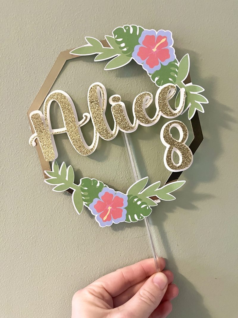 Hawaiian Cake Topper