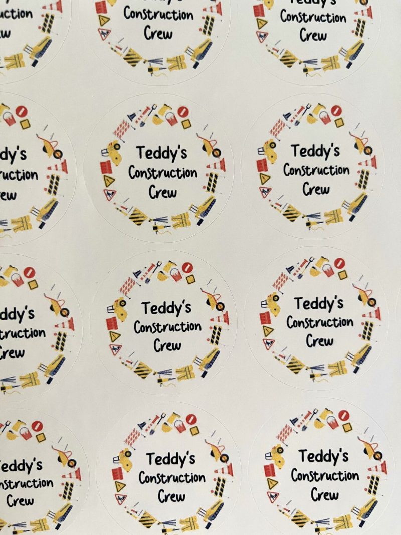 Construction Crew Stickers