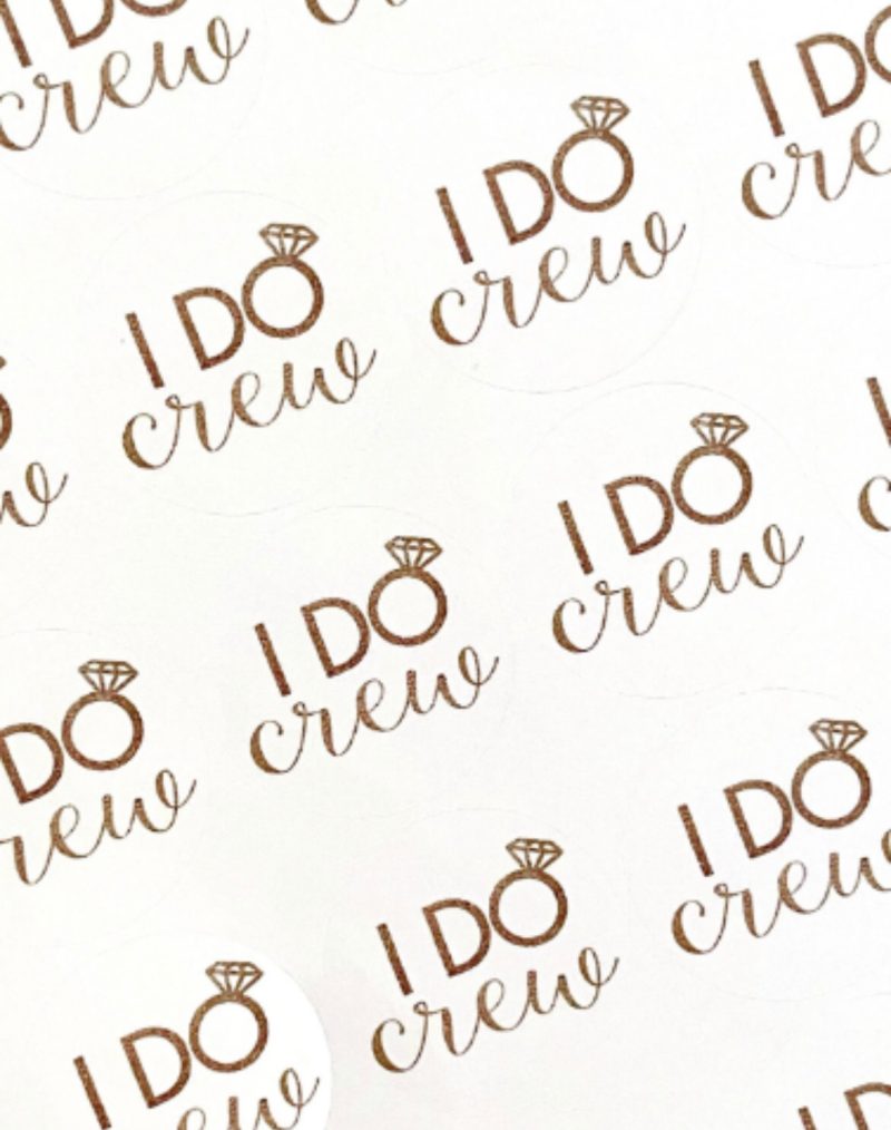 I Do Crew Stickers