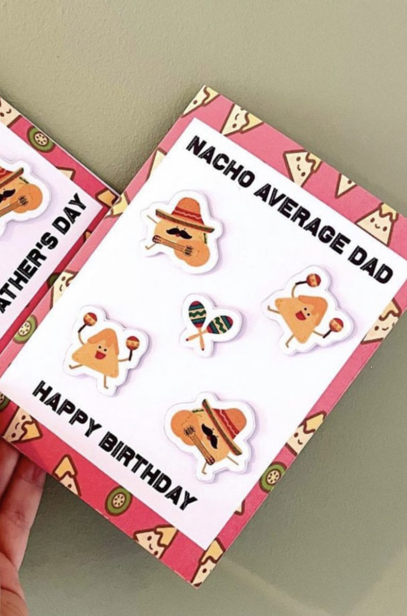 Nacho Average Dad Card