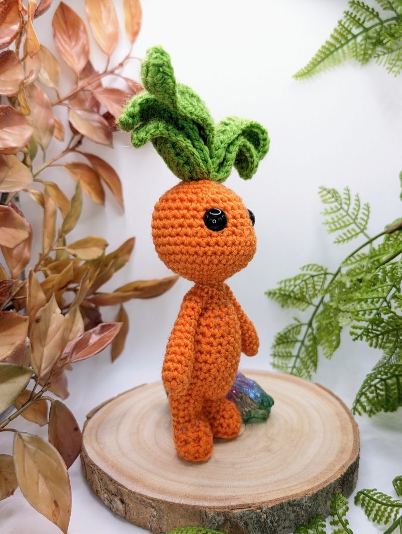 Enchanted Woodland Plant Fae figure - Carrot