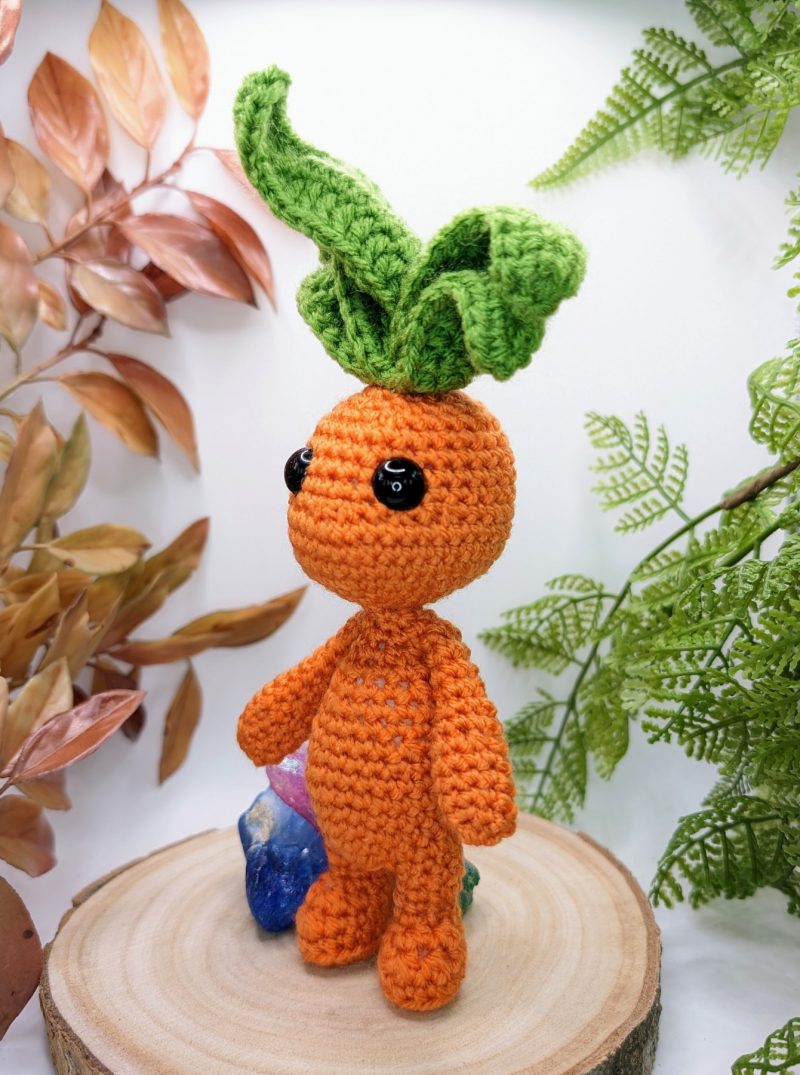 Enchanted Woodland Plant Fae figure - Carrot