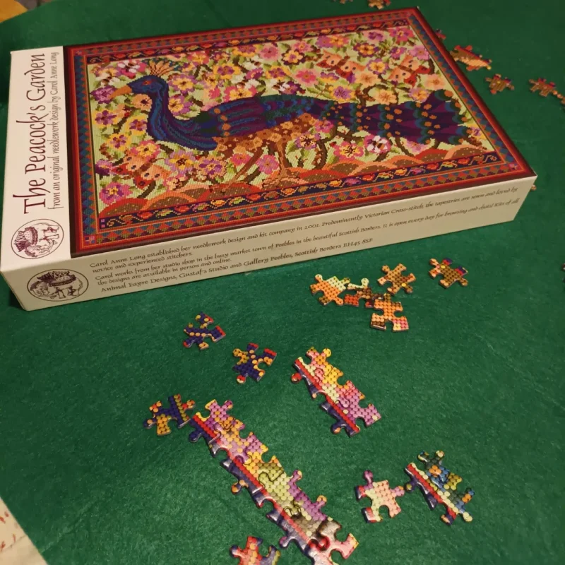 The Peacock's Garden 1000-piece Jigsaw Puzzle, From Original Tapestry Design.