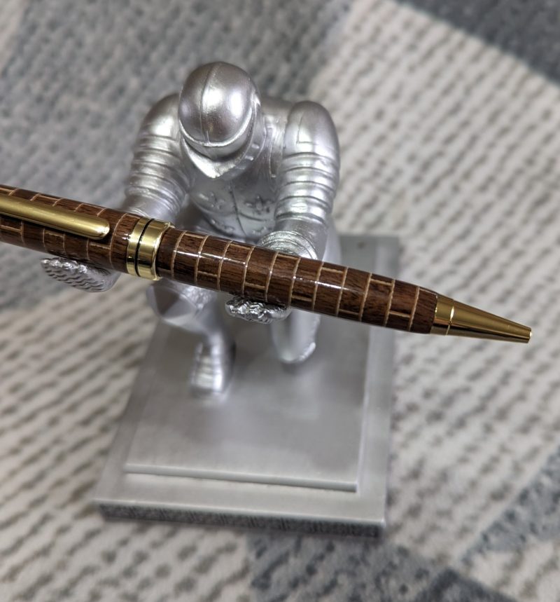 Euro twist style pen made from Walnut and oak