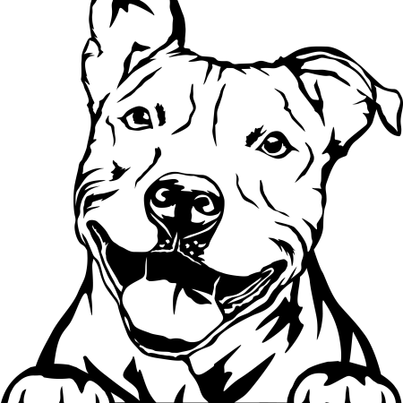 Staffordshire Bull Terrier Pup Digital Cross Stitch Chart
