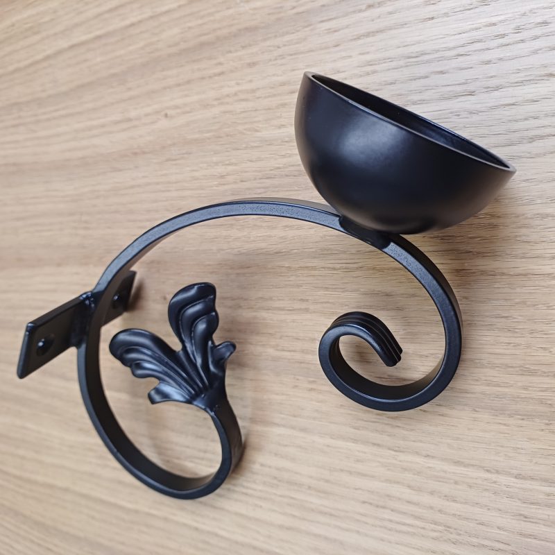 Steel Scroll Bird Bath