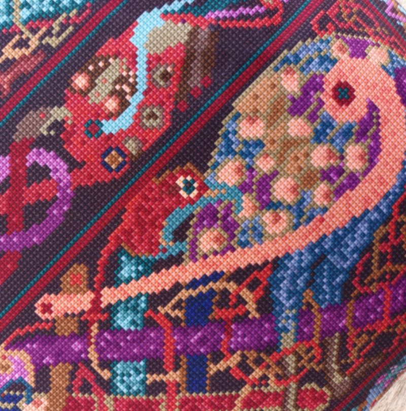 Celtic Peacocks Velvet Cushion, Pillow, Birthday, Father's Day Gift