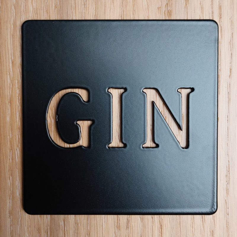 Steel Gin Coaster