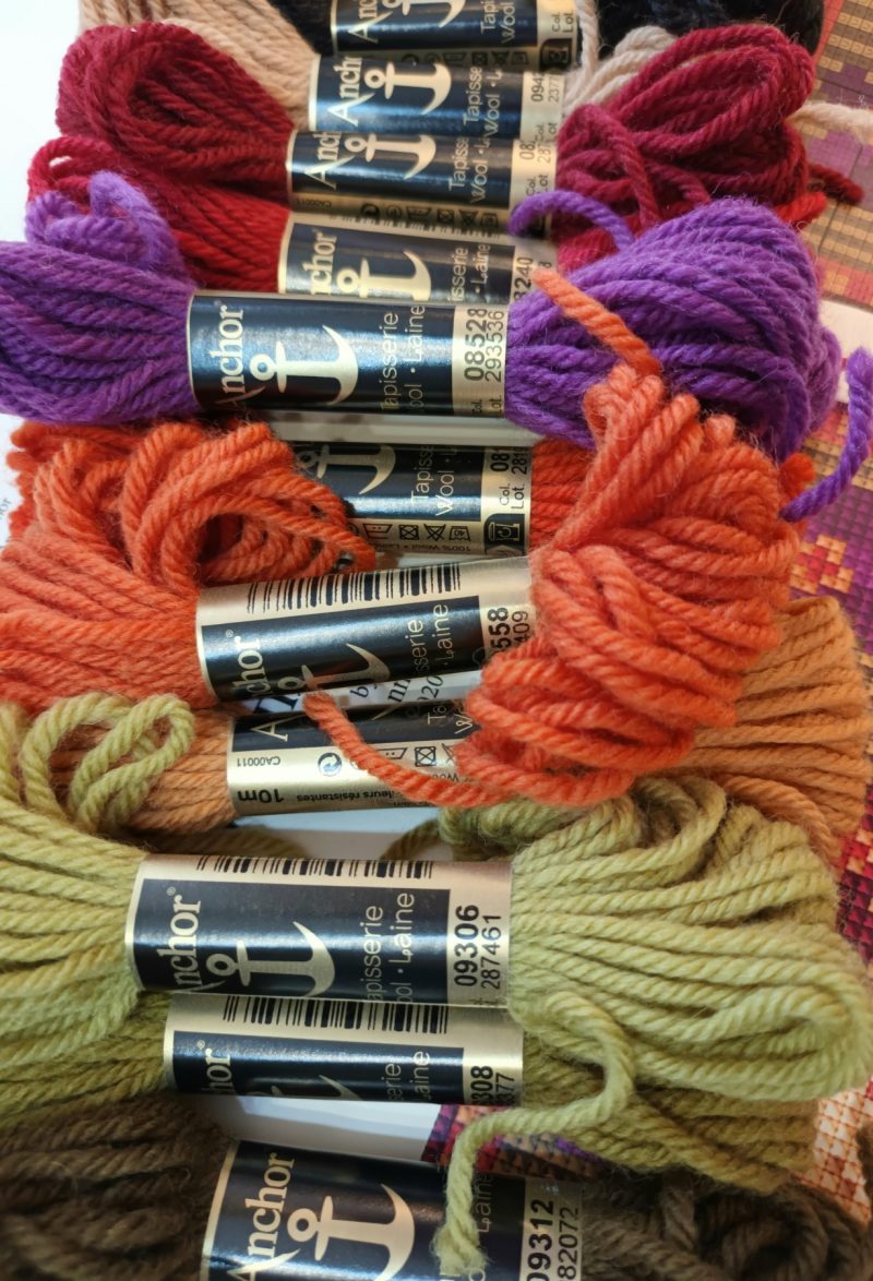 Wee Three Sheep, Quirky Tapestry Kit, Counted Cross-stitch, Fun!