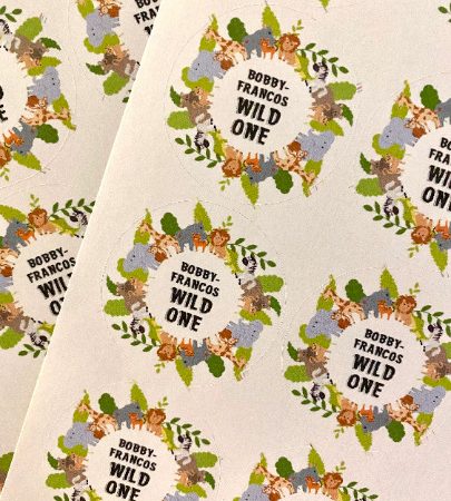 Jungle Wild Sticker Sheets