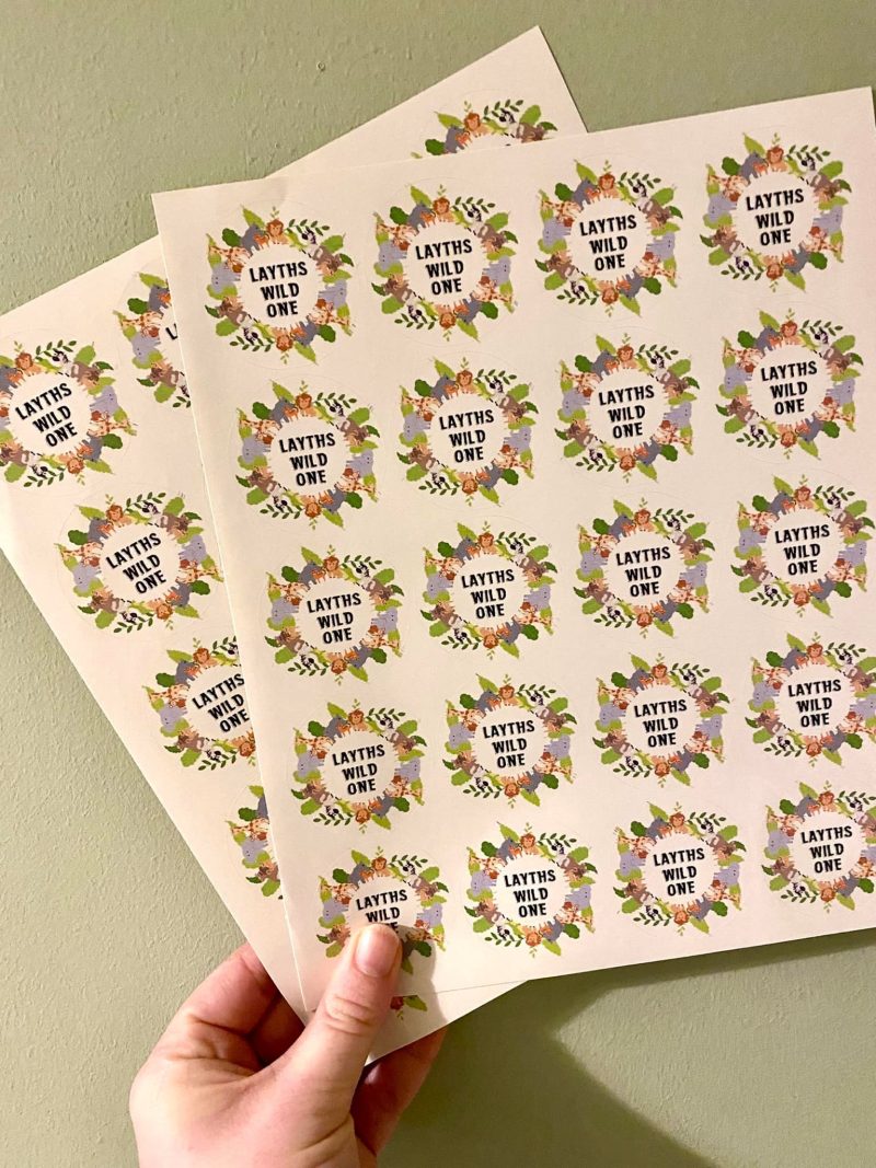 Jungle Wild Sticker Sheets