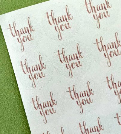 Thank You Stickers