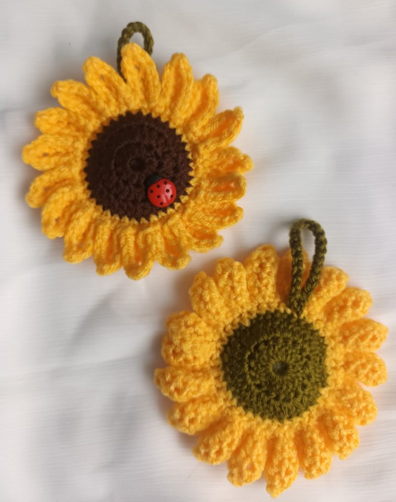 Crochet Floral Hangers