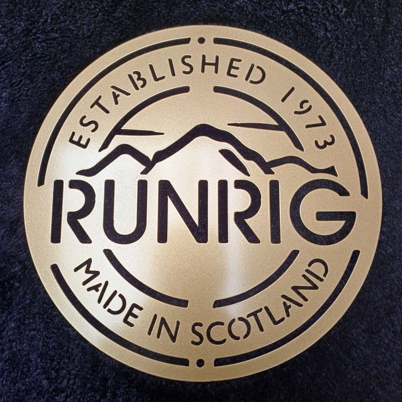 Steel Runrig Plaque
