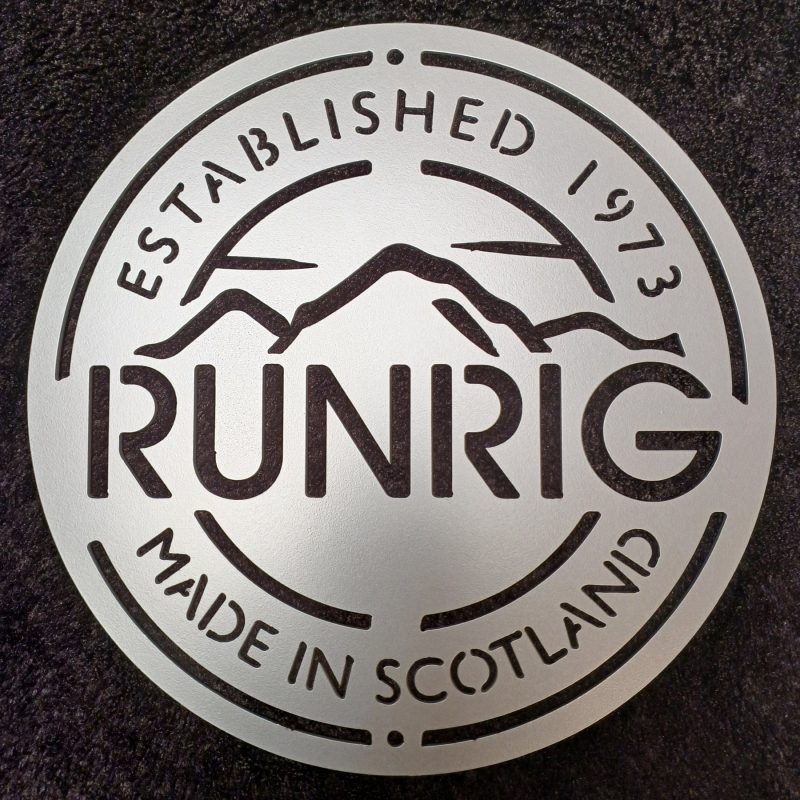 Steel Runrig Plaque