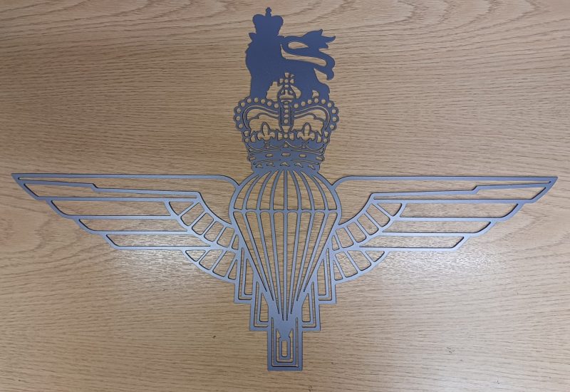 Steel Parachute Regiment Badge