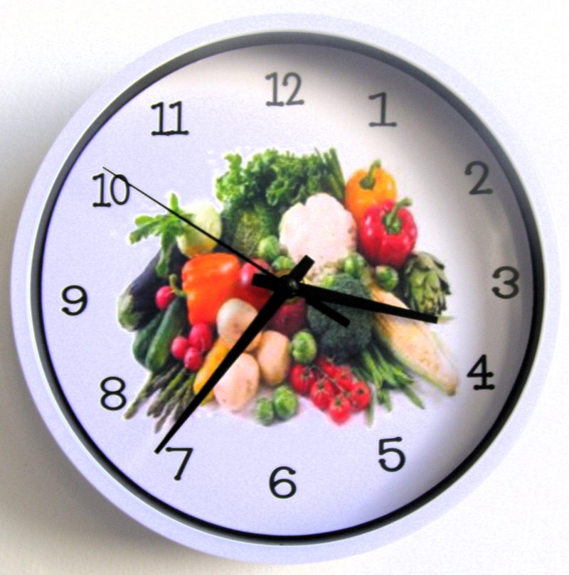 A wall clock for the kitchen